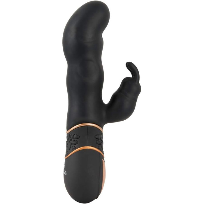 Вібратор ORION Rabbit-Vibrator: інтенсивна стимуляція, тиха робота, чорний/золотий