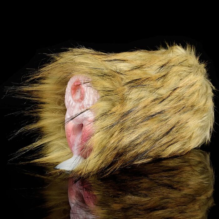 Реалістичний мастурбатор для чоловіків з анатомічною вагіною та анальним тунелем, великий, монстр