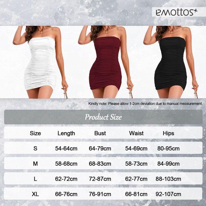 Сукня-трапеція Exy Mini з відкритими плечима, літня, м'яка, двошарова, облягаюча, без бретелек, на вечірку/в клуб (чорний/білий - XL) (білий, L)