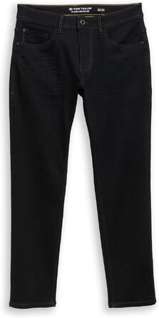 Чоловічі джинси Tom Tailor TTJOSH Regular Slim зі стрейчем, чорні (Black Denim), 34W / 32L