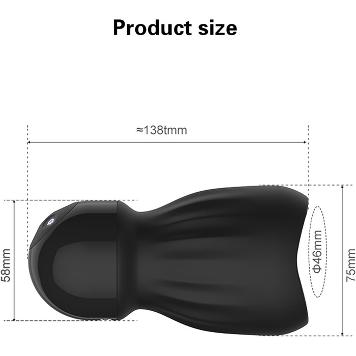 Електричний мастурбатор LZYLWC 3-в-1: 10 вібрацій та 10 режимів насосу для чоловіків. Тренажер для пеніса, секс-іграшка для соло