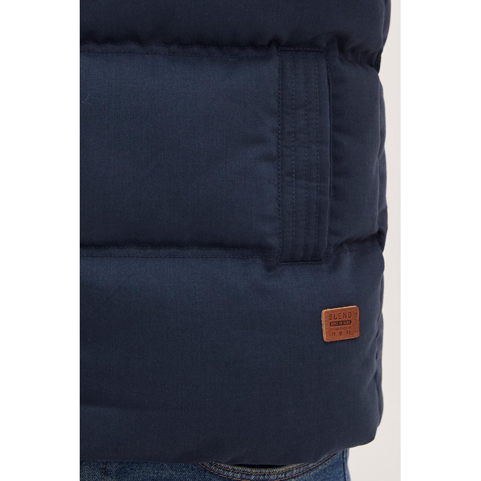 Чоловіча стібана жилетка Blend BHJens Outdoor темно-синього кольору (S, Navy)