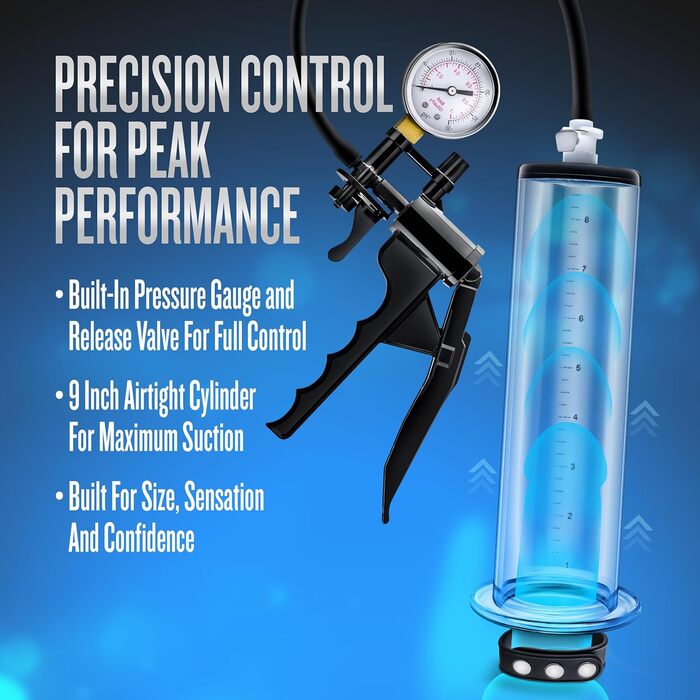 Преміум масажер для статевих органів Vx8, прозорий, універсальний розмір, 331385