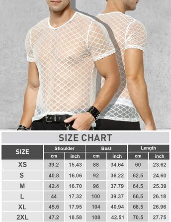 Мускульна футболка з короткими рукавами Casey Kevin Herren, сітка, мереживо, сітчаста сорочка для чоловіків (S, A2-білий)