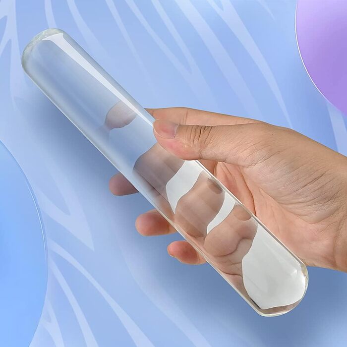 Анальний дилда з скла, XL - стимулятор G-точки, масажер простати, для парної еротики