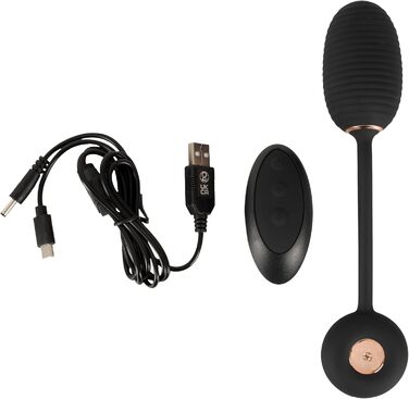 Вібратор для вагіни Intense Rabbit Schwarz, 4,3 см (Яйце-вібратор)