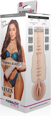 Fleshlight Tori Black Torrid - Реалістичний мастурбатор SuperSkin (Vanna Bardot Lady)