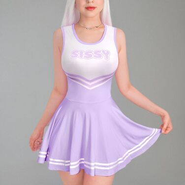 Комбінезон без рукавів Littleforbig для жінок, фігурна міні-сукня, колір фіолетовий, розмір XS