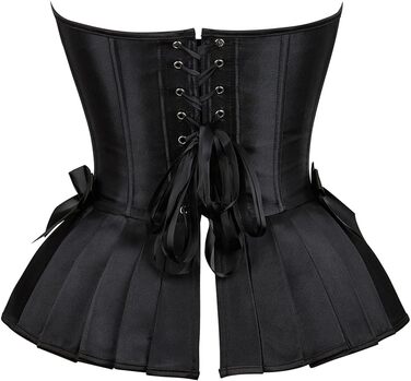 Корсетна гребійка Grebrafan для жінок, готичний стиль, для вечірок, червона (50-52)