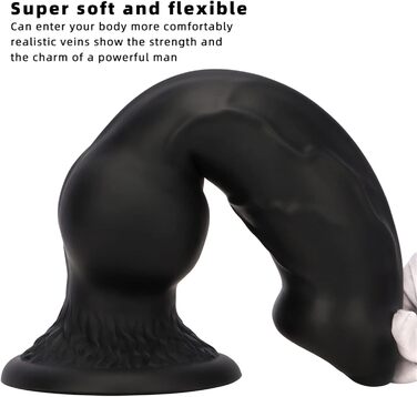 Анальний пробка-дилаттор у вигляді вовка Hrekssi з силікону (XS/S/M/L/XL) для масажу G-Spot та простати