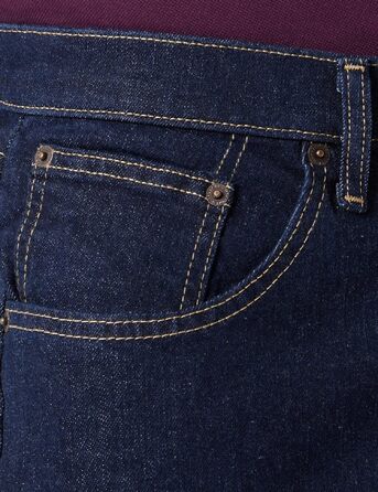 Чоловічі джинси Wrangler Foundation Regular Straight Fit, темно-сині (Rinse), розмір 31W/34L