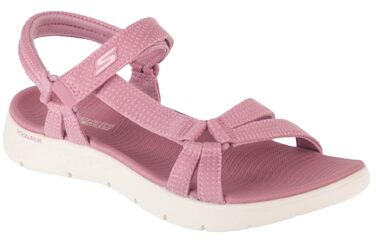 Жіночі сандалі Skechers Go Walk Flex, текстильні, колір mauve (бузковий), розмір 37 EU