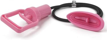 Вакуумний жіночий секс-іграшка для стимуляції клітора та вагіни, рожева