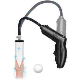 Електрична чоловіча помпа для розтягування крайньої плоті з силіконовим рожком - Lmgoc Neu