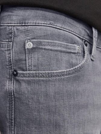 Чоловічі джинси Slim Fit Jack & Jones JJI GLENN JJICON (Сірий денім, 32W/34L)