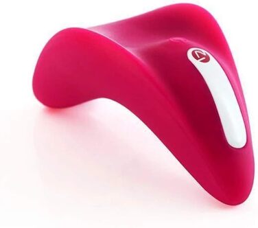 Вібратор Nomi Tang Better Than Chocolate 2 - водостійкий, безшумний, з силікону, з сенсорним слайдером, акумуляторний, червоно-фіолетовий
