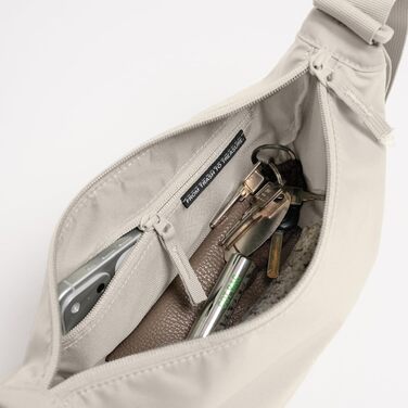 Водонепроникна сумка-кросбоді GOT BAG Moon Bag у формі півмісяця з регульованим ременем, Soft Shell Monochrome