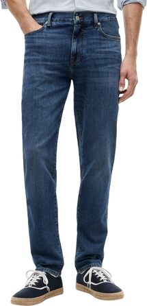 Чоловічі прямі джинси Tommy Hilfiger Denim (Smoke Blue), розмір 33W / 32L