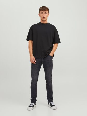 Чоловічі джинси Jack & Jones JJITIM JJORIGINAL AM 012 LID NOOS, чорний денім (32W / 30L)