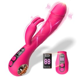 Вібратор для жінок та пар - 9 режимів вібрації, стимуляція клітора та G-точки, анальний вібратор, секс-іграшки