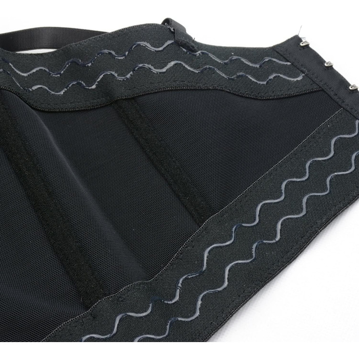 Корсет жіночий ELLACCI з діамантовими перлами та стразами, чорний