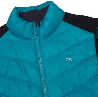 Чоловічий гібридний гольф-жилет Calvin Klein Frontera на блискавці, Caribbean, розмір M