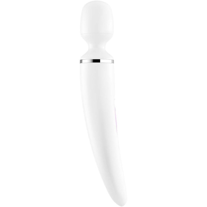 Satisfyer Wand-er Woman: Масажер-паличка з 50 режимами вібрації | Інтимні іграшки для жінок та чоловіків | Тихий та потужний вібратор для тіла | Білий колір