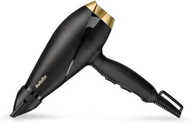 Фен для волосся BaByliss 6704E Power Pro 2000, професійний, чорний