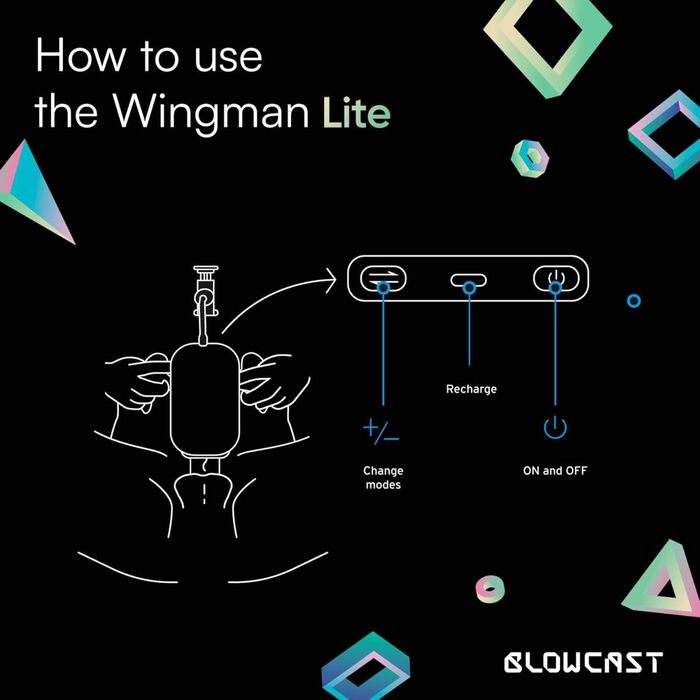 BLOWCAST Wingman Lite - Автоматичний мастурбатор