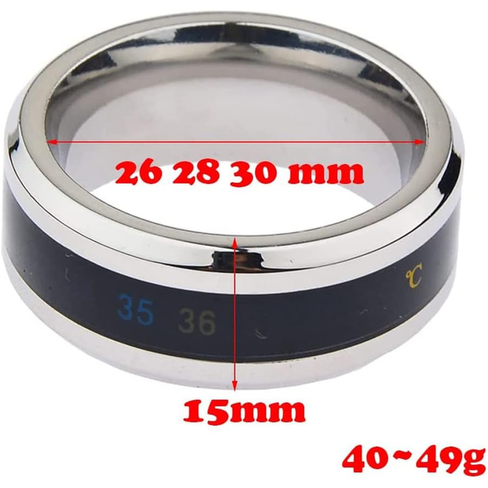 Кільце для пеніса з нержавіючої сталі 304, Kuaecr, сексуальний набір, для чоловіків, збільшення жорсткості та затримка оргазму, 30 мм, 49 г