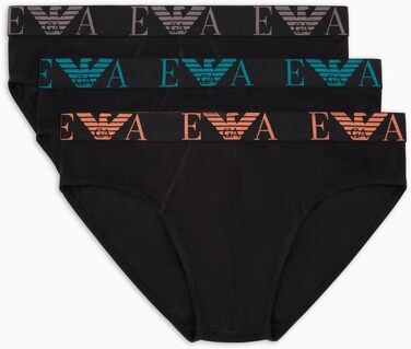 Труси чоловічі Emporio Armani (3 шт. в упаковці) (L, чорний)