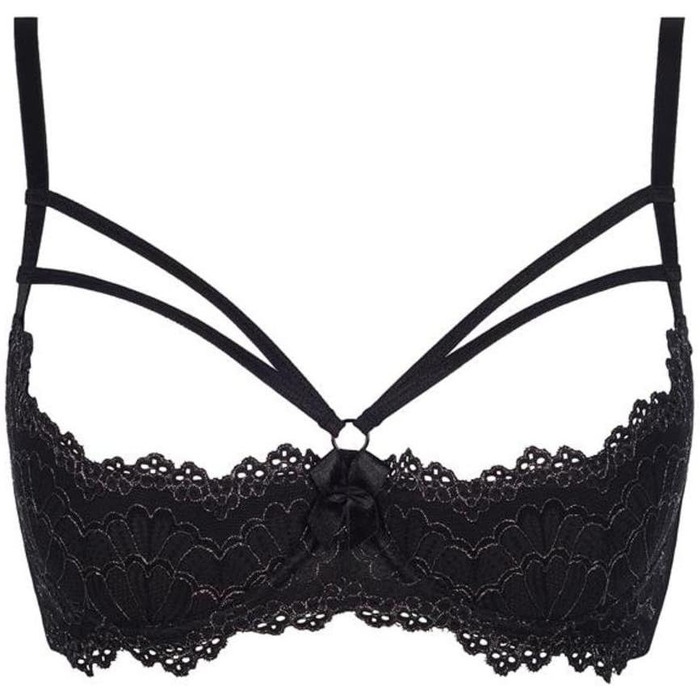 Axami жіночий бюстгальтер з підняттям 80B чорного кольору