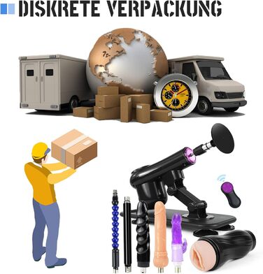 Автоматизована секс-іграшка з пультом дистанційного керування та насадкою-соскс, для чоловіків та жінок