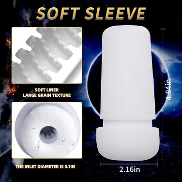 Автоматичний електричний масажер для чоловіків з 4 телескопічними режимами