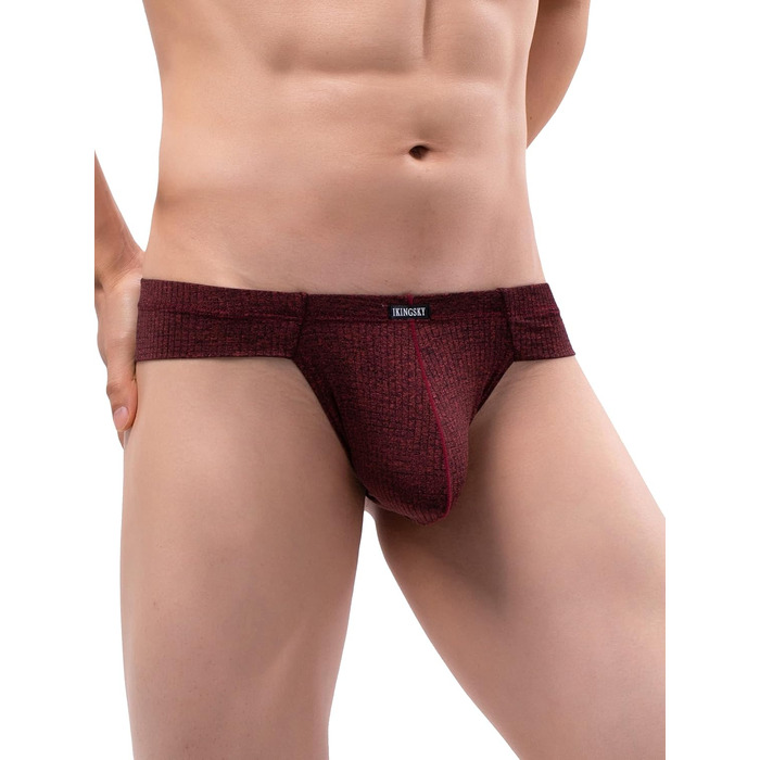 Танга чоловічі iKingky, 4 шт. у пакунку, низька талія, сексуальний дизайн, Brazilian