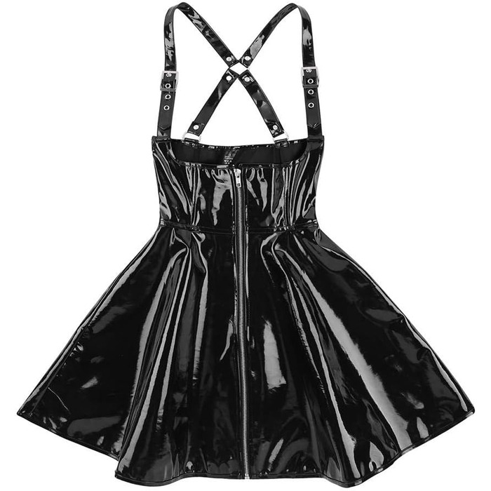 Жіноча нічна сорочка-комбінезон KHDFYER, сексуальний наряд для клубу та виступів, чорний колір