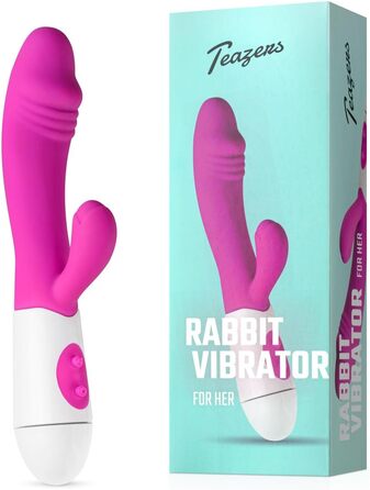 Реалістичний вібратор-кролик Teazers Rabbit Vibrator — рожевий