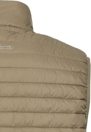 Чоловічий стібаний жилет camel active Puffer — водовідштовхувальний та вітрозахисний, зелений