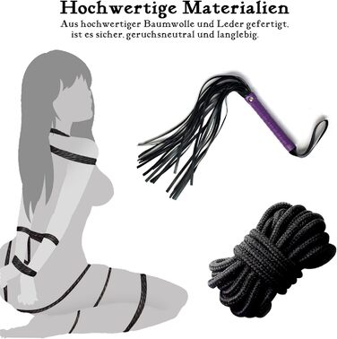 Набір для БДСМ: наручники, аналплаг, чік, пета, набір 18 предметів для пар