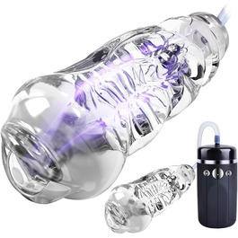 Електрична пеніс-насос Jpscor з 10 вібраційними та вакуумними режимами - тренувальний пристрій для чоловіків