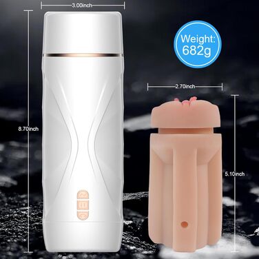 Автоматичний мастурбатор з 10 вібраціями та 5 режимами стимуляції для чоловіків