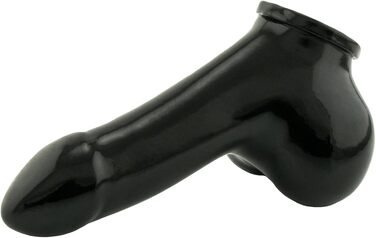 Провізор Latex Penis Sleeve S - 11.5 см, Чорний, Зроблено в Німеччині