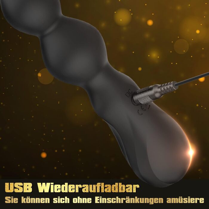 Вібратор для простати Greenpinecone Super Analvibrator з 7 режимами вібрації, силікон, 23.5 см. Для чоловіків та жінок