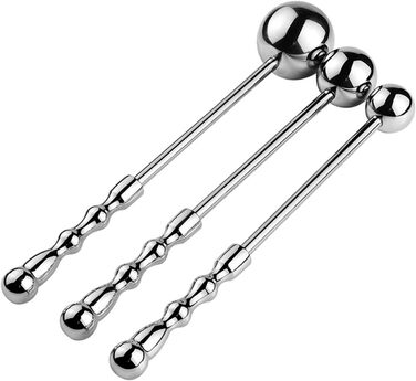 Анальні кульки LOXICAI з нержавіючої сталі: набір S/M/L, анальний плагін з ручкою, дилататор анусу, стимулятор G-точки, для чоловіків та жінок