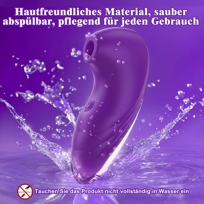 Вібратор для жінок з силікону, набір вібраторів з 7 режимами, тихий та потужний, фіолетовий