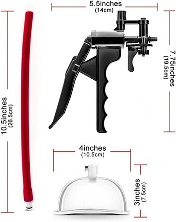 Вагінальна вакуумна помпа HXLXW для дорослих: помпа для стимуляції, SM-іграшка для жінок та пар