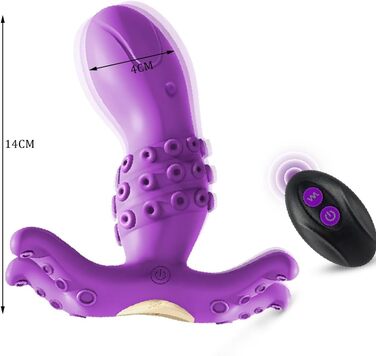 Вібратор для жінок з пультом дистанційного керування та додатком, анальний вібратор з 9 режимів, модель 