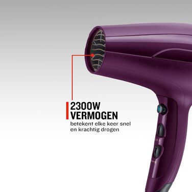 Іонний фен для волосся Remington Your Style D5219 (2300 Вт) з дифузором та насадкою для об'єму