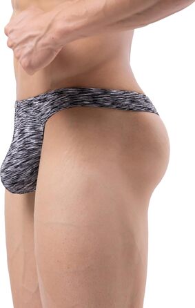 Танга чоловічі iKingsky, чорні, 4 шт. у пакунку, низька талія, швидковисихаючі