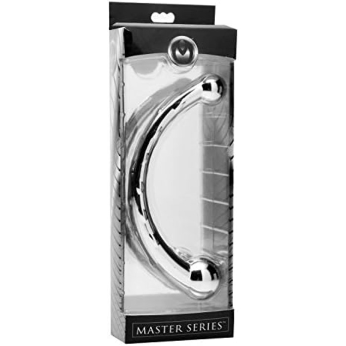 Сталевий дилда G-spot серії Master - вигнутий дизайн